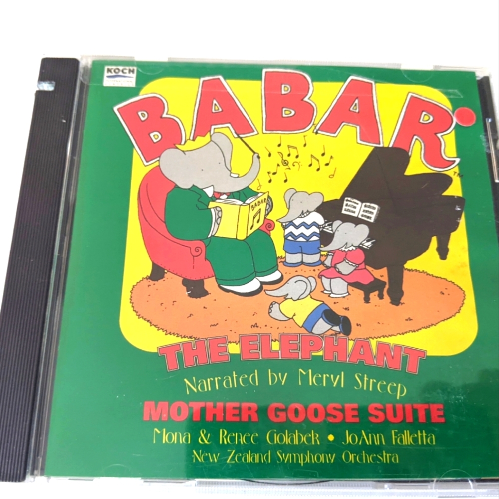 Babar Story vintage story CD narrated by Meryl Streep 1997